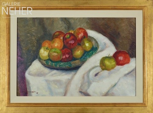 Otto Modersohn, Stilllife with Apples, (1925)