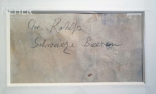 Christian Rohlfs, Schwarze Beeren, (1921)