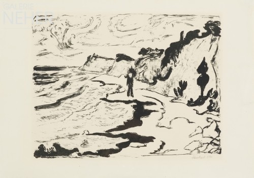 Erich Heckel, Fjord Landscape, (1954)